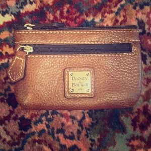 Dooney & Bourke Leather Coin Purse Case Wallet